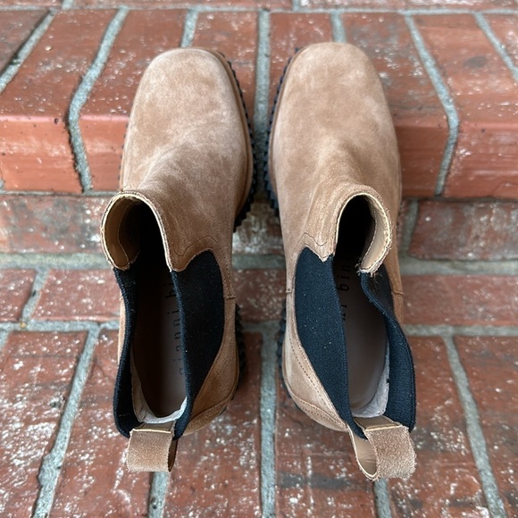 Gianni Bini Women's Ryker Suede Lug Sole Platform Booties Size 9.5 - Picture 5 of 8